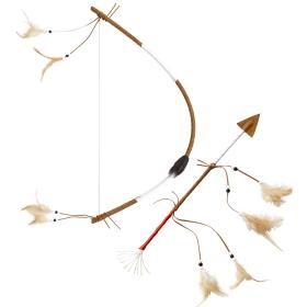 Arco e flecha de índio, autêntico, 60 cm