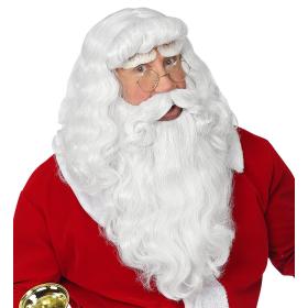 Cabeleira Pai Natal, de luxo, c/ barba e bigode 