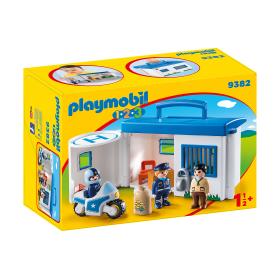 Playmobil, 1.2.3 maleta esquadra da polícia