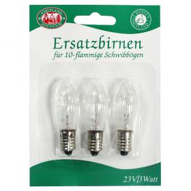 Blister 3 lâmpadas, 23 V / 3 Watt