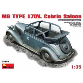 MB TIPO 170V Cabrio Saloon, esc. 1/35