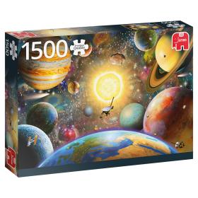Puzzle Jumbo Premium Collection 1500 peças - Floating in Outer Space