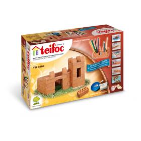 Construção com tijolos castelo, porta-canetas - Teifoc
