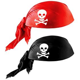 Chapéu pirata (preto/verm.)