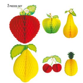 Frutos decorativos em papel (conj.2)