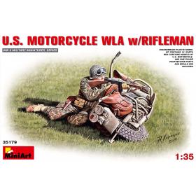 U.S. Moto WLA w/RIFLEMAN, esc. 1/35