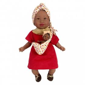 Boneca Maria Nines D'Onil, vestido vermelho