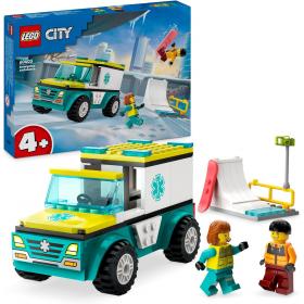 Lego City, Ambulância de Emergência e Snowboarder