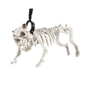 Esqueleto de cão 45 cm c/ trela 