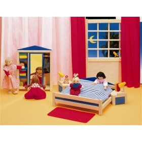 Mobiliário quarto criança, p/ casas bonecas