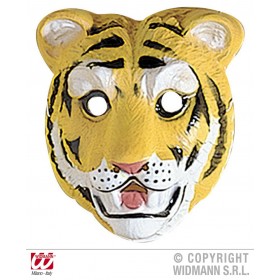 Máscara plástico tigre